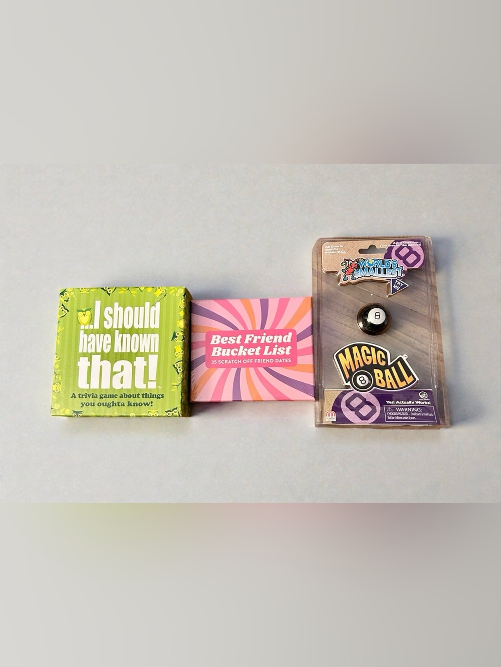 Bundle of Games Trivia, Scratch Of Dates & Magic 8 Ball